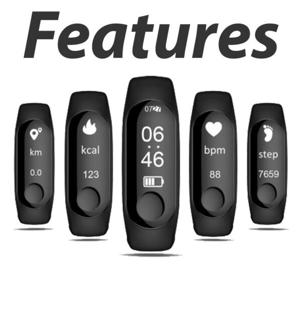 Drumstone M3 Bluetooth Smart Band OLED Touch DisplayBest Amazon Deals