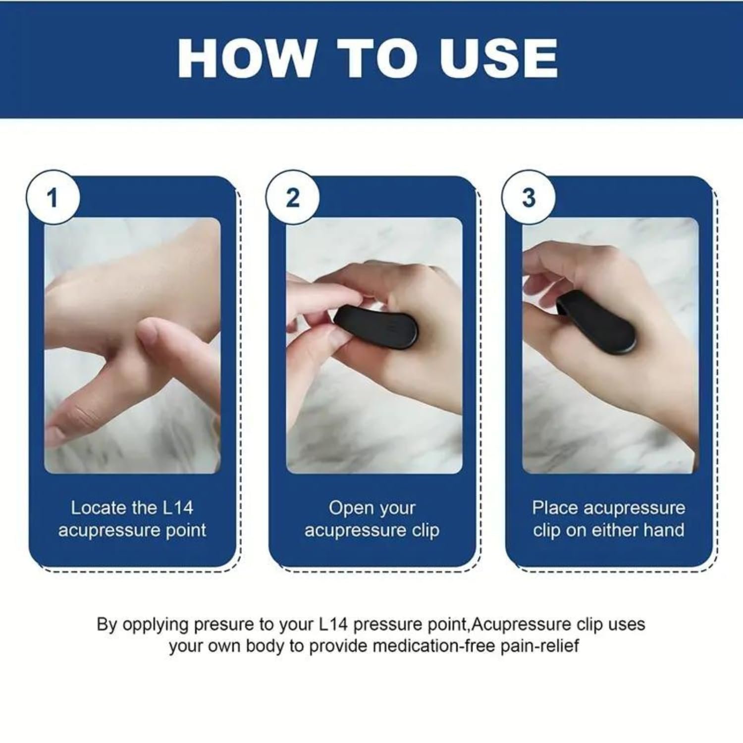Pack Of 1 Sugar Control Acupressure Clip Massager forBest Amazon Deals