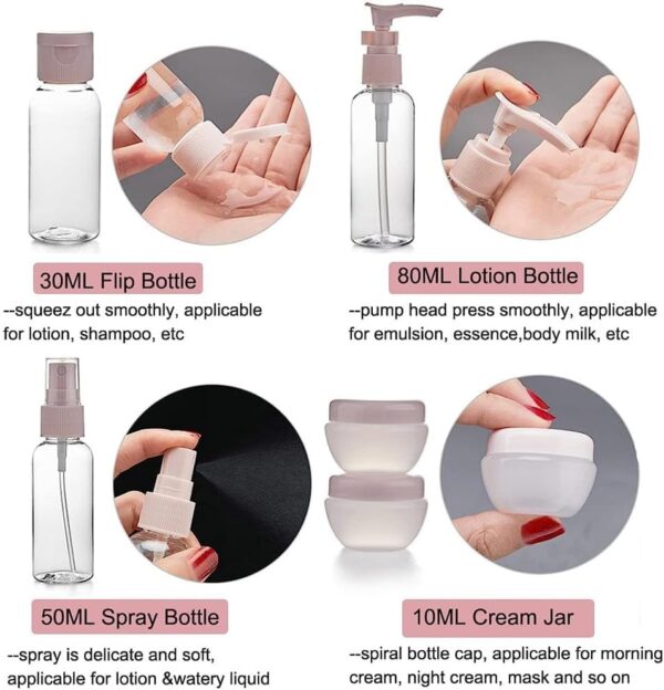 Niwlix Polypropylene Pack of 11 Travel Bottles ForBest Amazon Deals