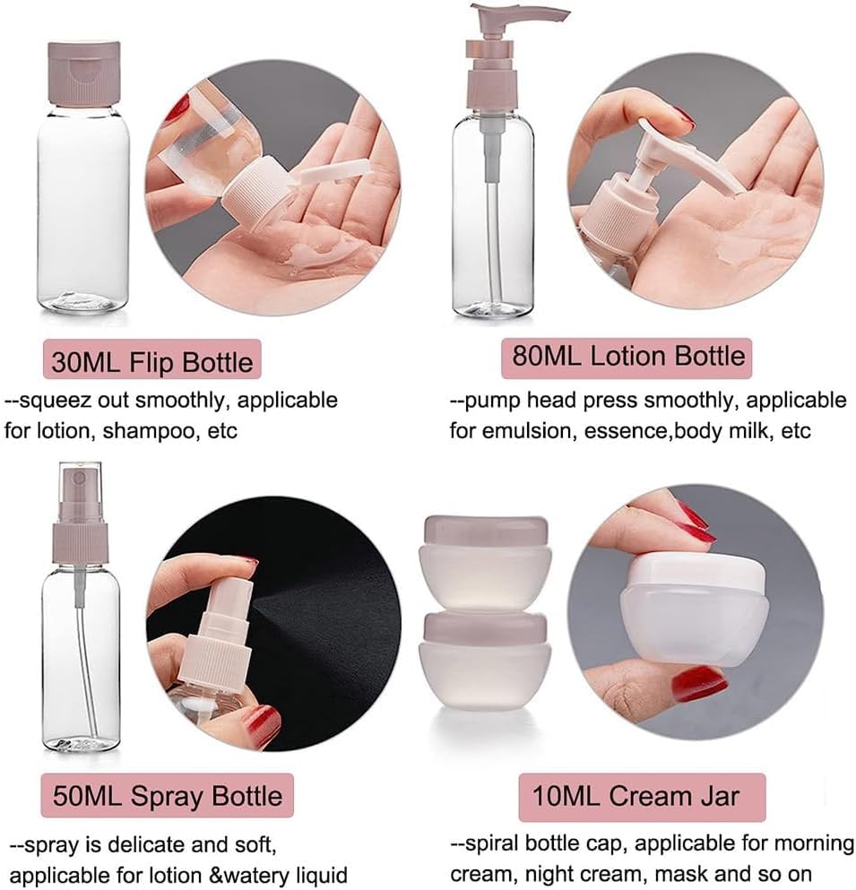 Niwlix Polypropylene Pack of 11 Travel Bottles ForBest Amazon Deals
