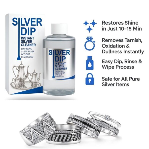 Silver Dip Modicare Instant Silver Cleaner SparklingBest Amazon Deals