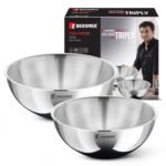 Bergner Tripro Triply Stainless Steel 2 Pcs Tasra Set,Best Amazon Deals