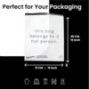 Set of 12 Large Frosted Clothes Bags for Travel -Best Amazon Deals