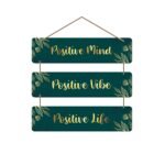 Artvibes Positve Mind Designer Wall Hanging Wooden Art |Best Amazon Deals