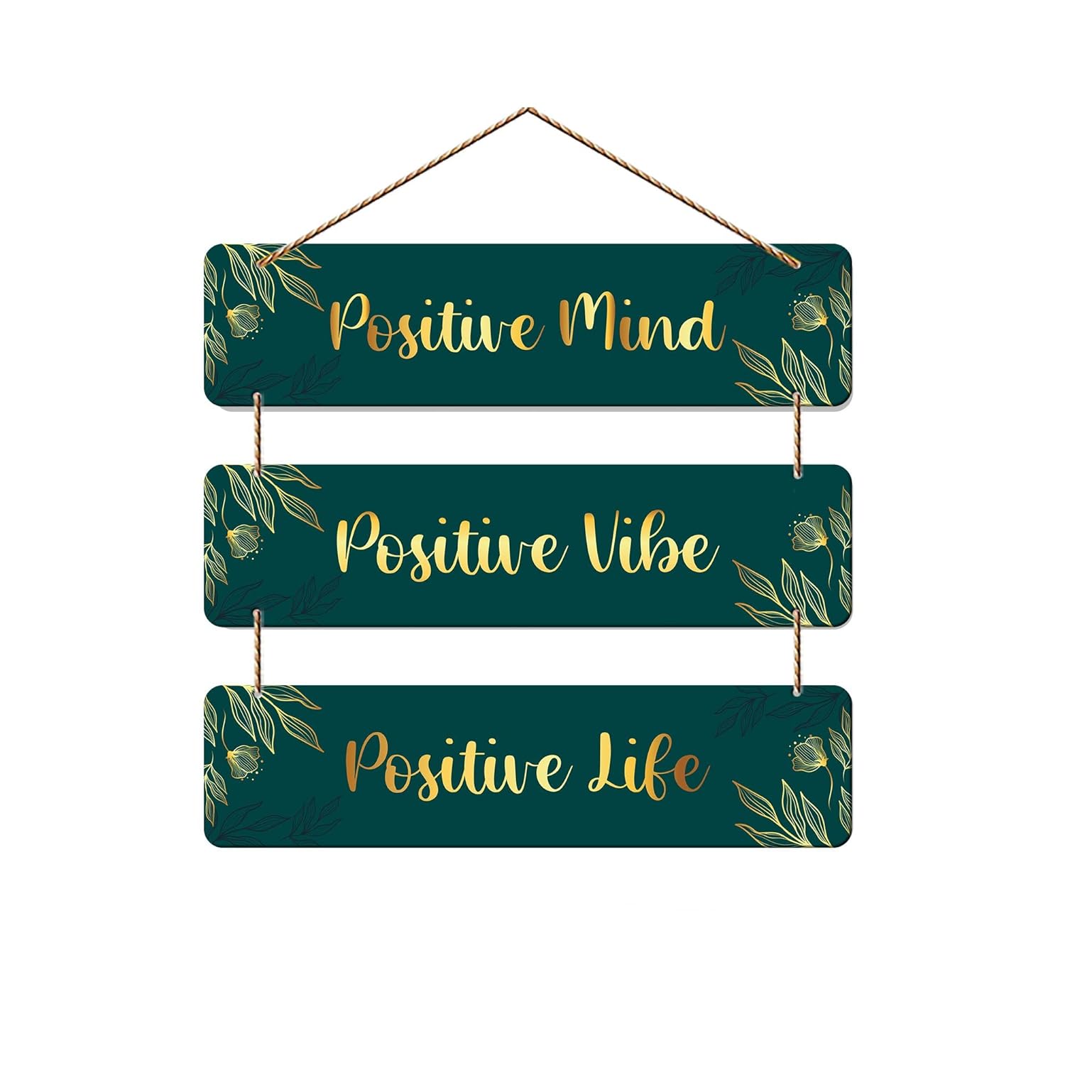 Artvibes Positve Mind Designer Wall Hanging Wooden Art |Best Amazon Deals