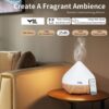 YDL 300ml LED Humidifier Aroma Diffuser for Home 2 in 1Best Amazon Deals