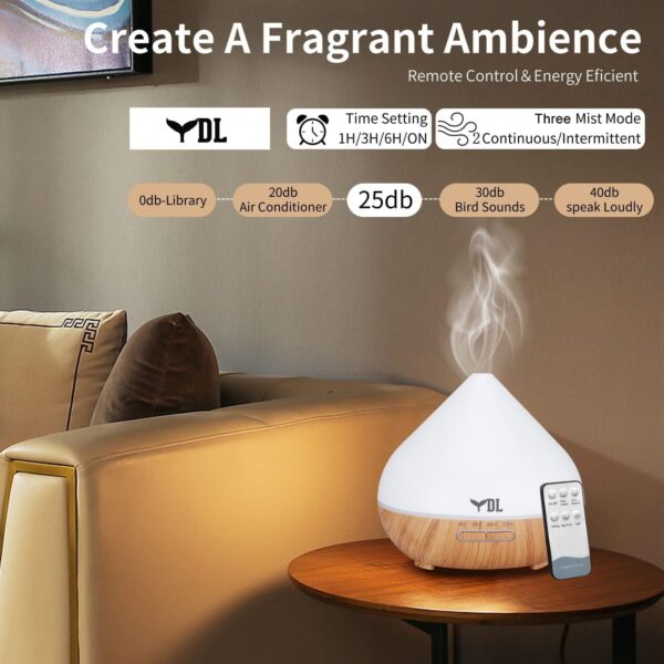 YDL 300ml LED Humidifier Aroma Diffuser for Home 2 in 1Best Amazon Deals
