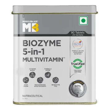 MuscleBlaze Biozyme Daily Multivitamin (90 Tablets) |Best Amazon Deals