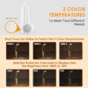 Gesto Plastic Rechargeable Led Book LightDimmable 3 ColorBest Amazon Deals