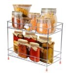 Cri8Hub Stainless Steel 2 Tiered Shelf Kitchen Rack -Best Amazon Deals