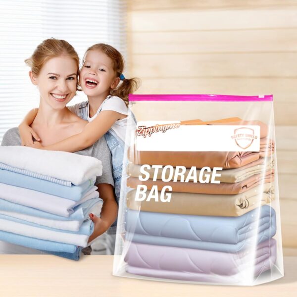 Reusable Transparent Storage Bags with Slider Zip Lock |Best Amazon Deals