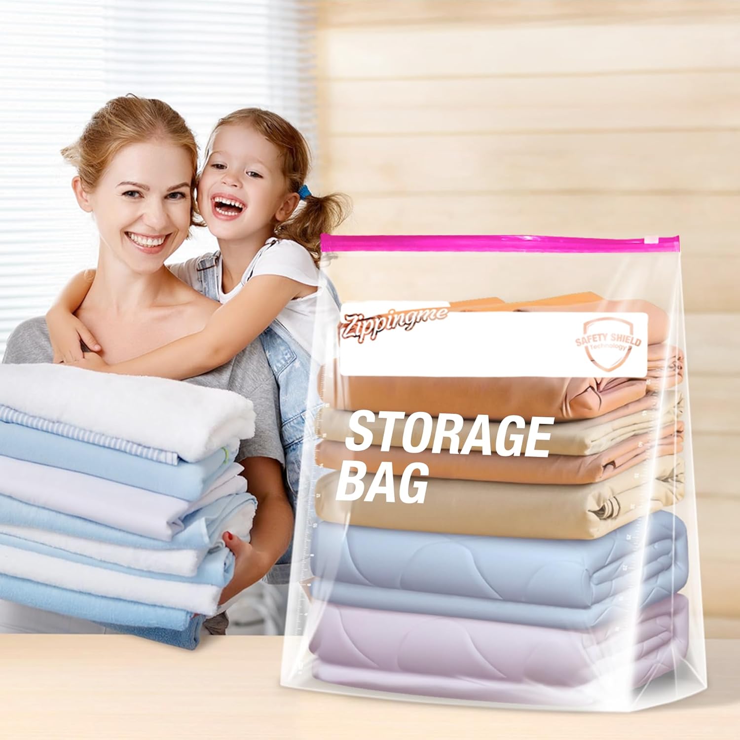 Reusable Transparent Storage Bags with Slider Zip Lock |Best Amazon Deals