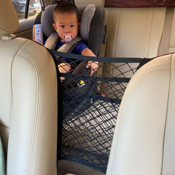 3-Layer Car Mesh Organizer, Seat Back Net Bag, Barrier ofBest Amazon Deals