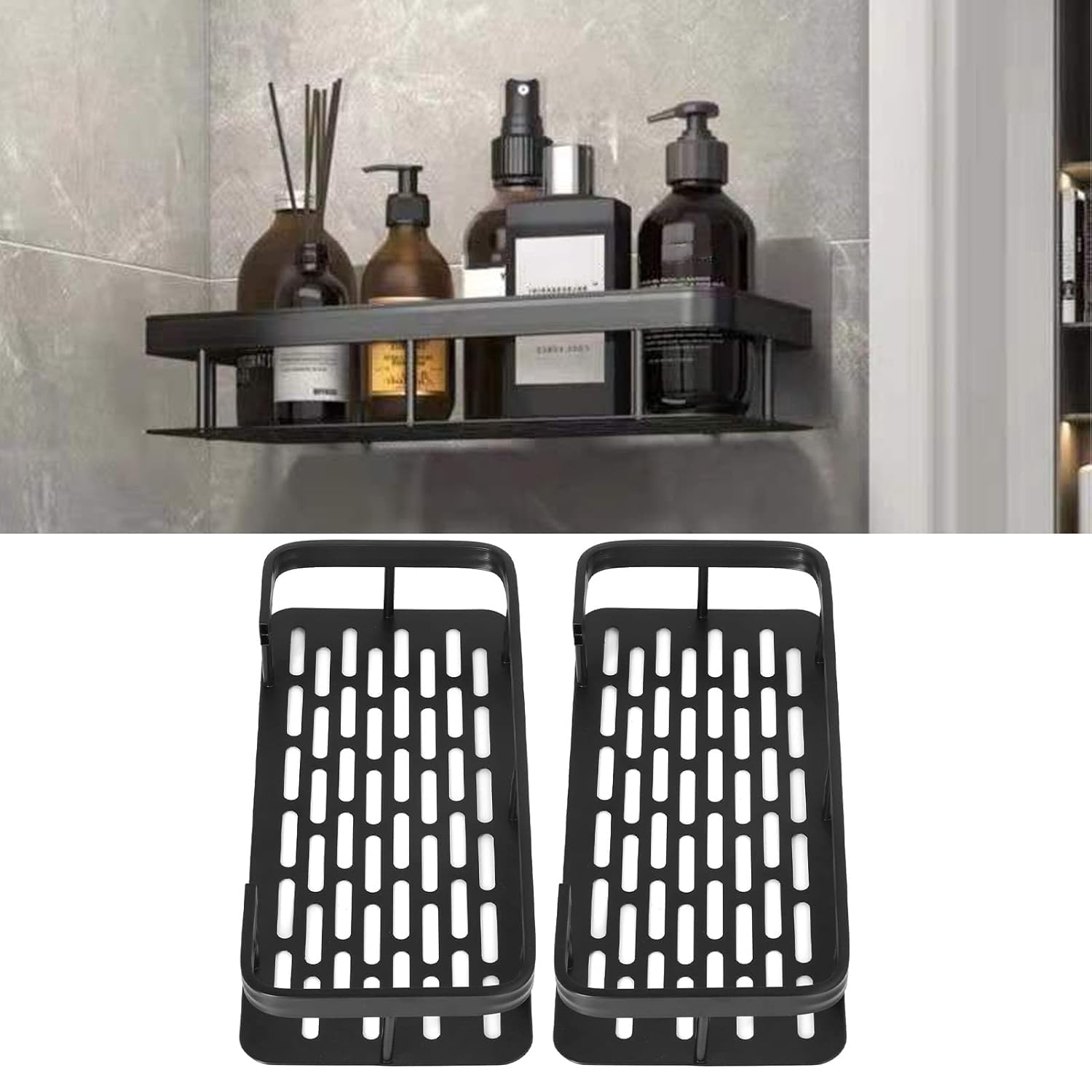 Multipurpose Wall Mounted Adhesive Shelf Rack forBest Amazon Deals