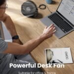 Gaiatop USB Portable Desk Fan, 3 Speeds, Quiet, SmallBest Amazon Deals
