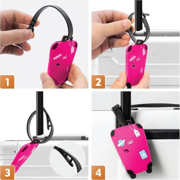 Gadget Deals Pack of 5 – Luggage Tags | Luggage tag | BagBest Amazon Deals