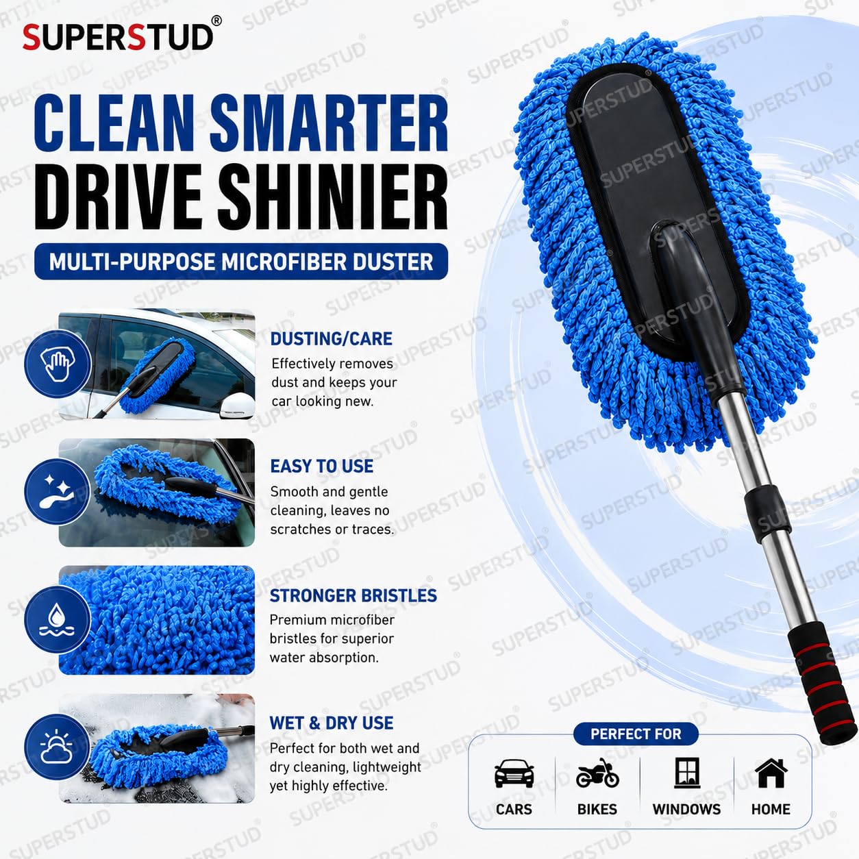 6Pcs-Cars Cleaning Kit Car Accessories 2026 Car DusterBest Amazon Deals
