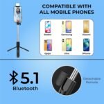Kratos Selfie Stick, 3 in 1 Multifunctional Design, RechargableMobile Accessories Deal
