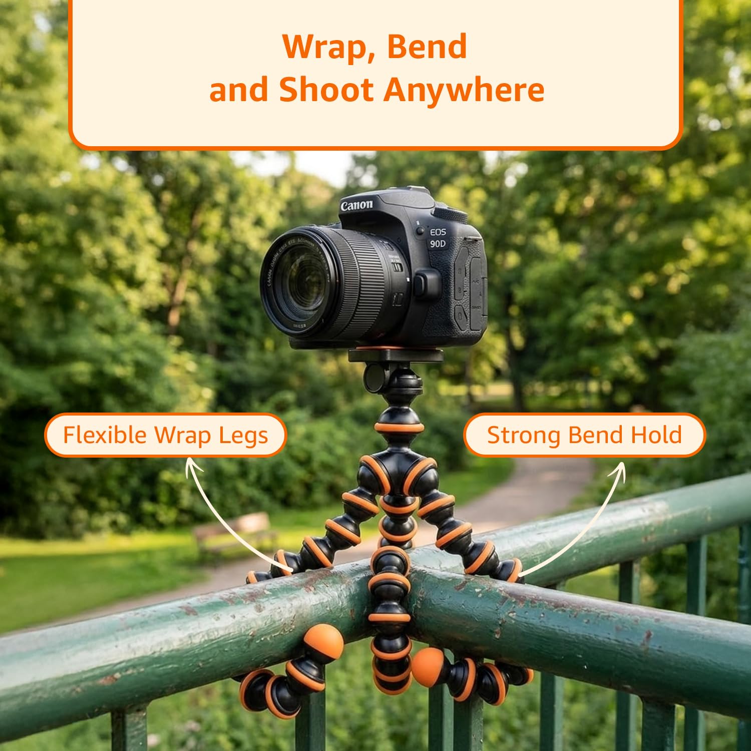 Amazon Basics Gorilla Tripod/Mini 33 cm (13 Inch) TripodBest Amazon Deals