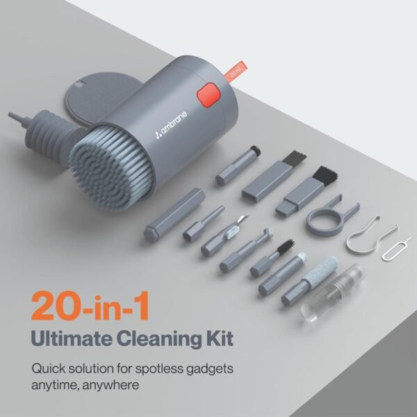 Ambrane 20-in-1 Cleaning Kit for Smartphones, Tablet, PCBest Amazon Deals