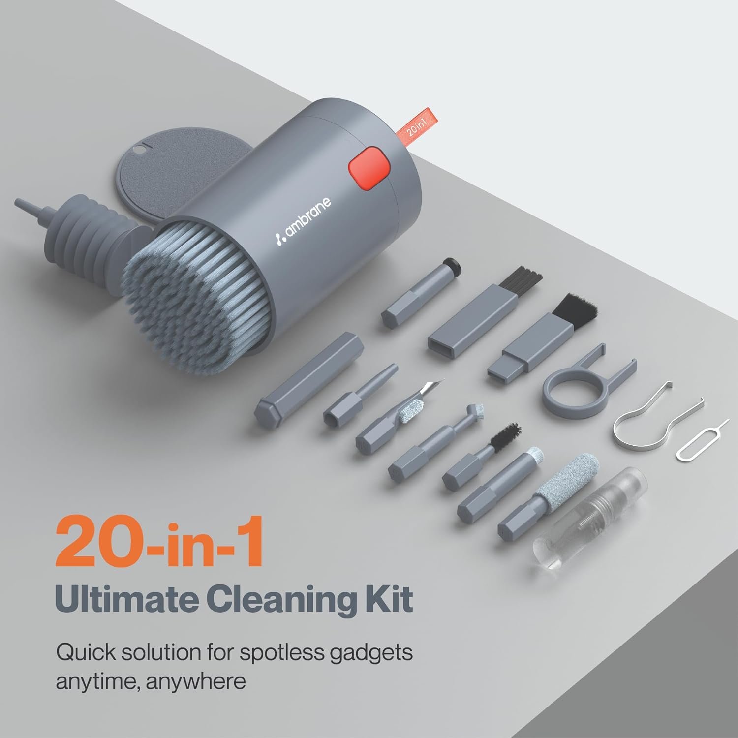 Ambrane 20-in-1 Cleaning Kit for Smartphones, Tablet, PCBest Amazon Deals