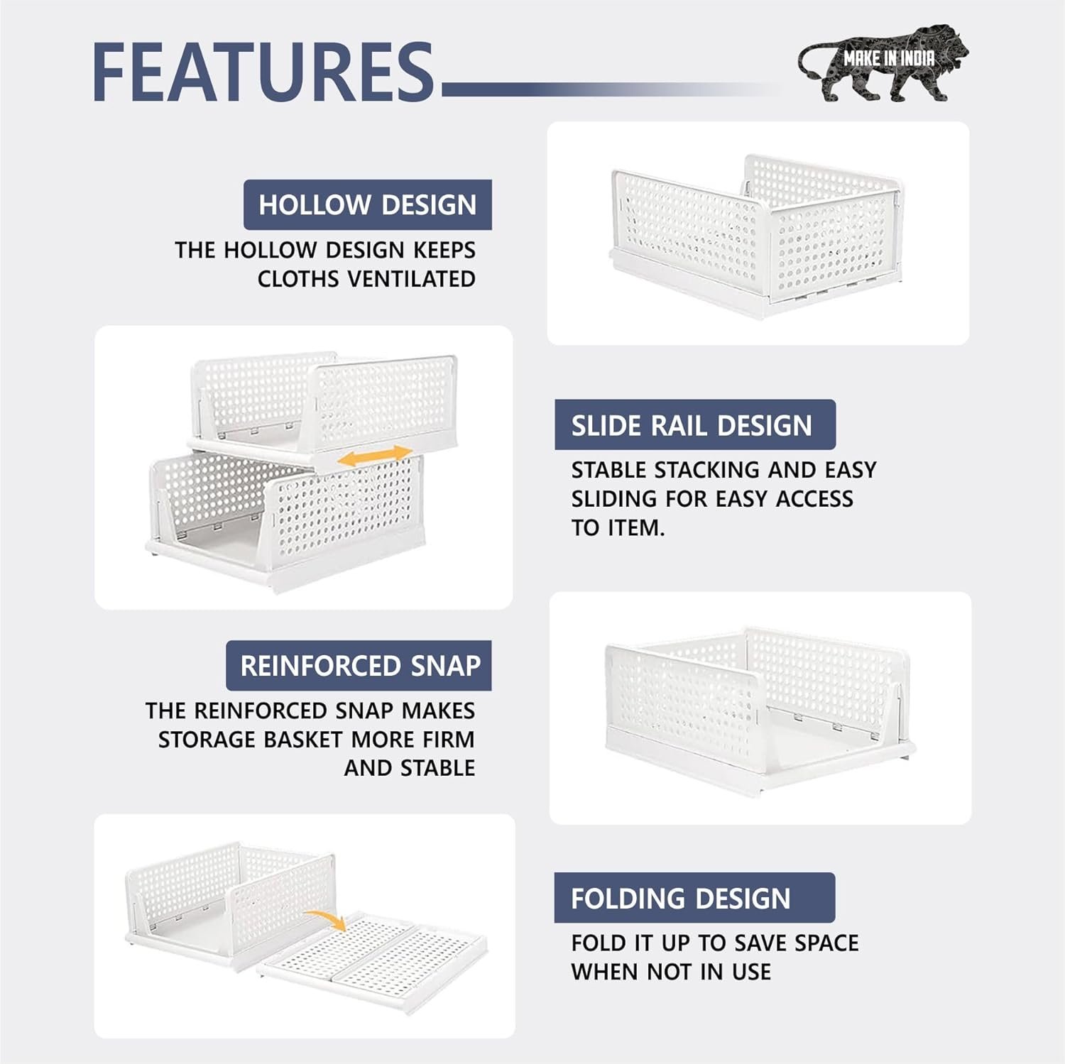 Aditya polymers Large Wardrobe Closet Organizers Pack ofBest Amazon Deals
