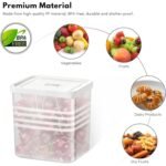 GO STORE Pack of 6 Fridge Storage Boxes, Freezer &Best Amazon Deals