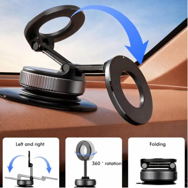 Magnetic Car Phone Holder 360 Rotation  Strong Magnetic GripMobile Accessories Deal