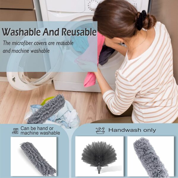 Fulminare 3 in 1 Microfiber Feather Duster 4PCS BendableBest Amazon Deals