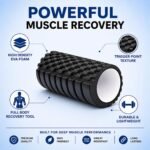 PulGos Black Foam Roller for Exercise, Deep TissueBest Amazon Deals