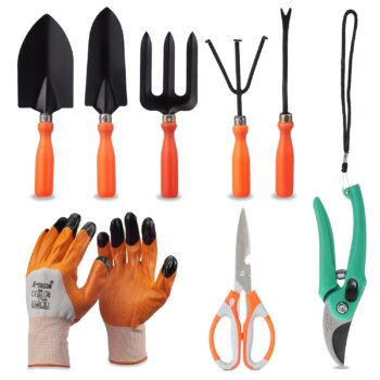 Amazon Brand - Solimo 8-Piece Gardening Tool Kit |Best Amazon Deals Amazon Brand - Solimo 8-Piece Gardening Tool Kit |Best Amazon Deals