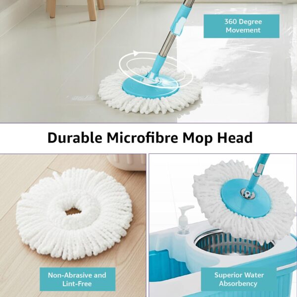 Presto! Elite Spin Mop with Steel Wringer and Auto-foldBest Amazon Deals