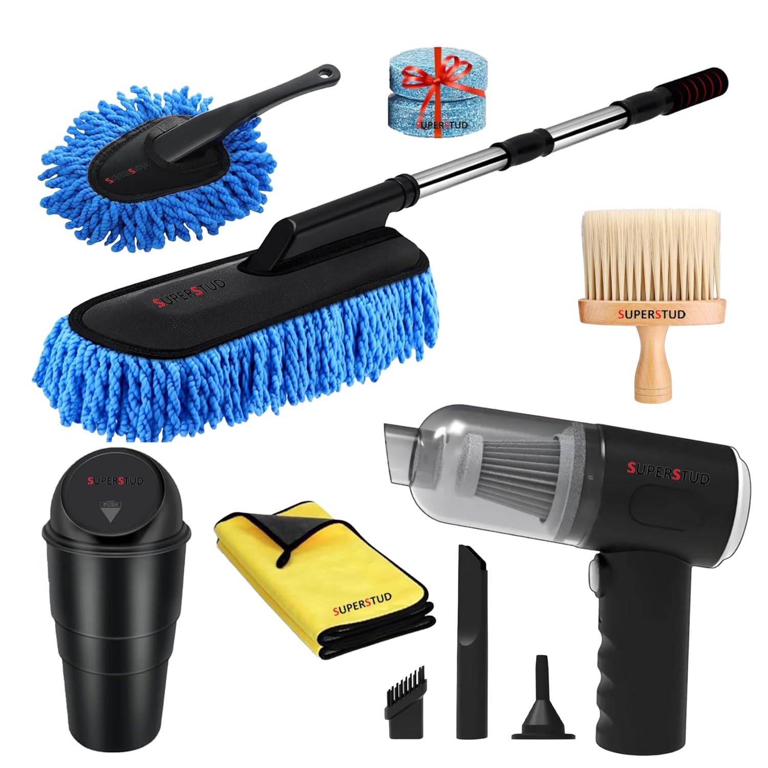 6Pcs-Cars Cleaning Kit Car Accessories 2026 Car DusterBest Amazon Deals