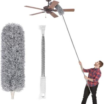 Microfiber Feather Duster with 100 Inch Extendable Pole Best Amazon Deals Microfiber Feather Duster with 100 Inch Extendable Pole Best Amazon Deals
