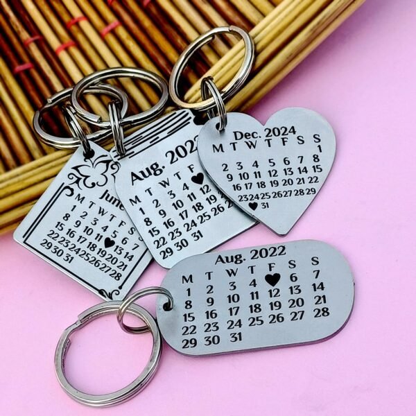 Customized Photo Keychain & Date Engraved CalendarBest Amazon Deals