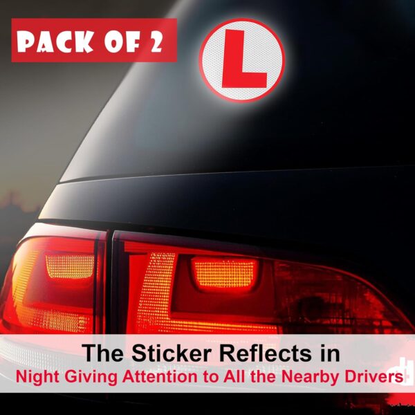 GLUN VinylReflective L Glass Sticker for LearningBest Amazon Deals