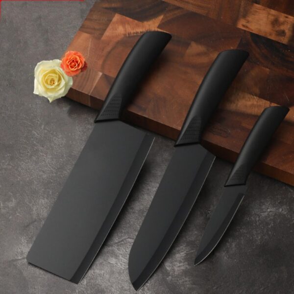 ZUDELLA Professional Kitchen Knife Set, 3-Piece BlackBest Amazon Deals