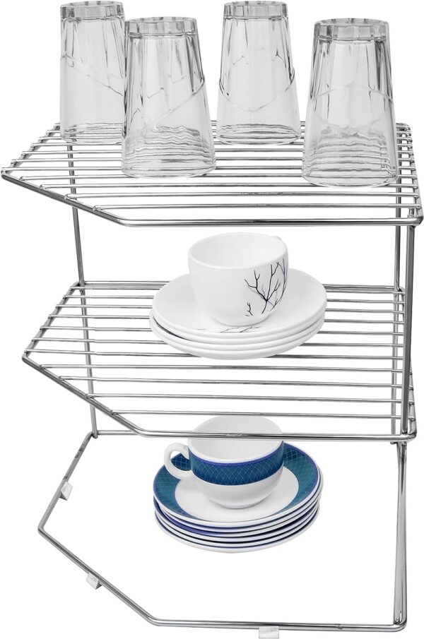 CHHAAP Stainless Steel 2 Level Kitchen Storage Rack forBest Amazon Deals