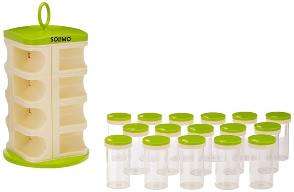 Amazon Brand – Solimo Revolving Spice Rack Set | 16Best Amazon Deals
