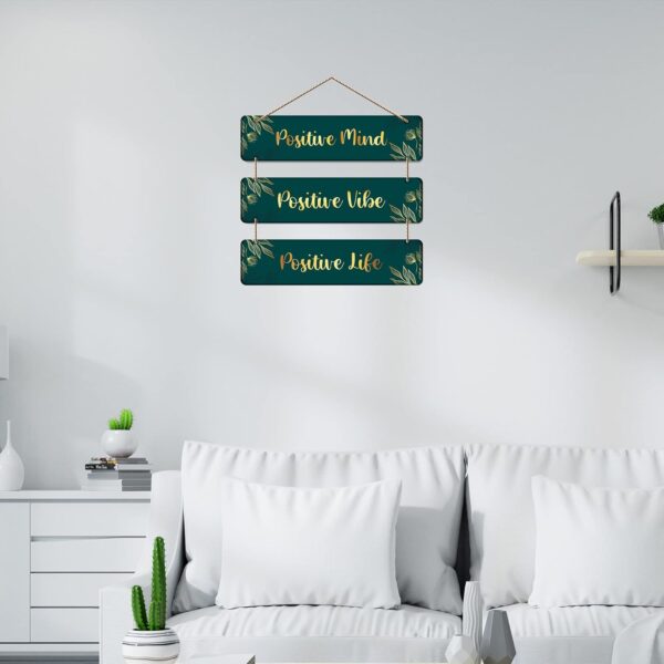 Artvibes Positve Mind Designer Wall Hanging Wooden Art |Best Amazon Deals