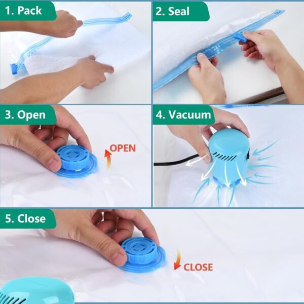 Vacuum Storage Bags with Electric Pump, Large Vacuum SealBest Amazon Deals
