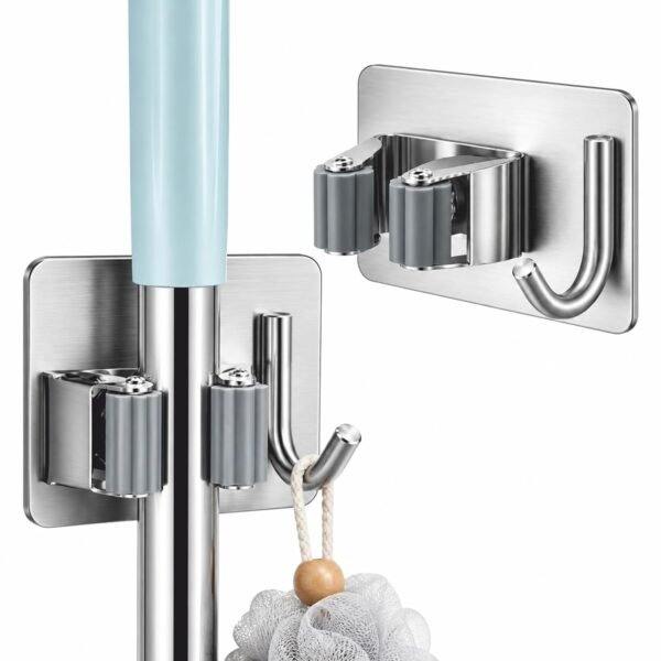 JIALTO 3 PCS Adhesive Broom Holder Wall Mounted Best Amazon Deals