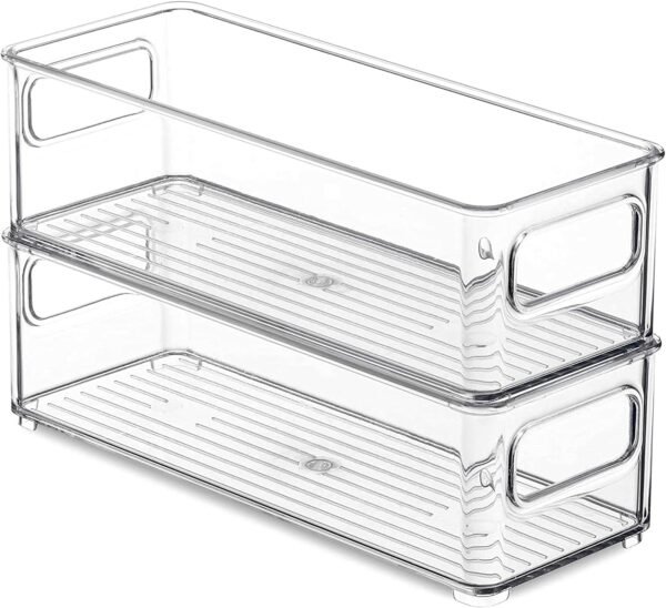 INKULTURE Stackable Acrylic Fridge Organizer SturdyBest Amazon Deals INKULTURE Stackable Acrylic Fridge Organizer SturdyBest Amazon Deals