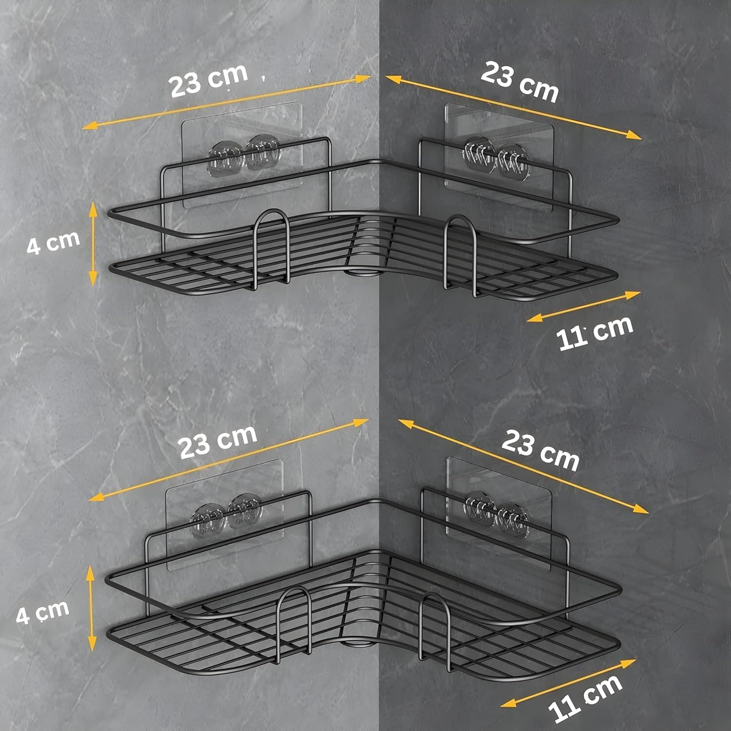 RAYMOX Pack of 2 Self-Adhesive Shelf/Storage OrganizerBest Amazon Deals