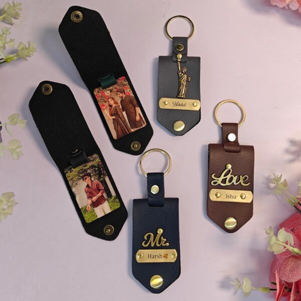 Photo Keychain with Custom Name & Charm PersonalizedBest Amazon Deals