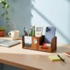 Deskart Stylish Pen Holder Stand with Clock, Two YearsBest Amazon Deals