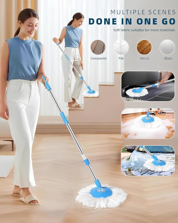 Feyora Mop Stick for Floor Cleaning, 360 Degree Spin MopBest Amazon Deals