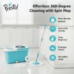 Presto! Elite Spin Mop with Steel Wringer and Auto-foldBest Amazon Deals