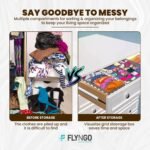 FLYNGO Foldable Drawer Organizer ForBest Amazon Deals