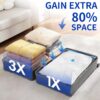 5 Pack Vacuum Storage Bags with Hand Pump Extra Large 32Best Amazon Deals